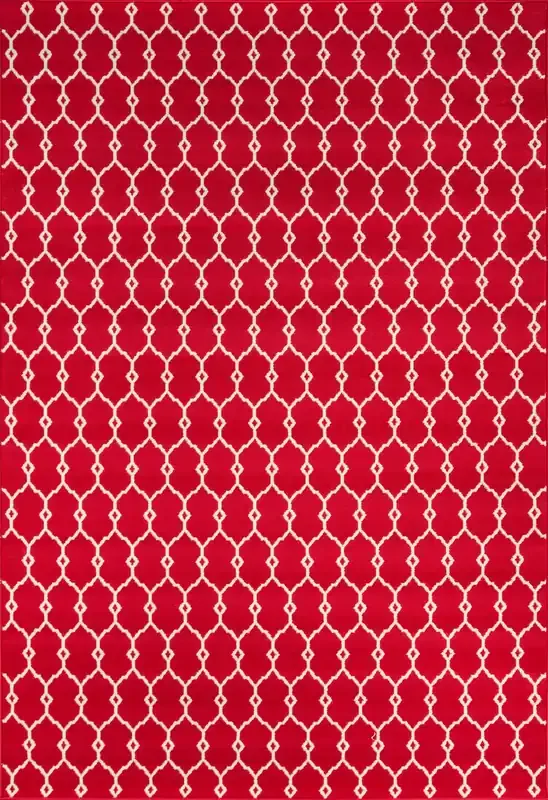 Momeni Baja BAJ-2 Red Machine Made Area Rugs