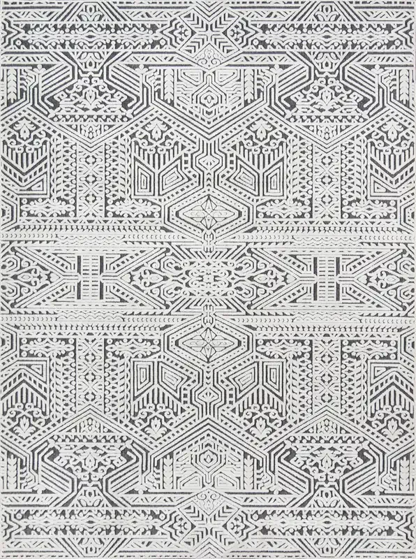 Momeni Covington COV-4 Charcoal Machine Made Area Rugs