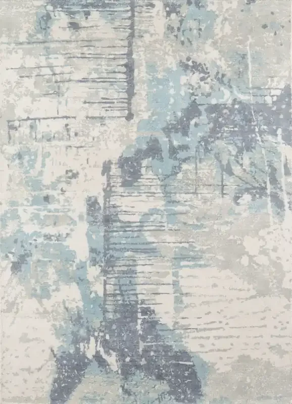 Momeni Illusions IL-04 Blue Hand Tufted Area Rugs