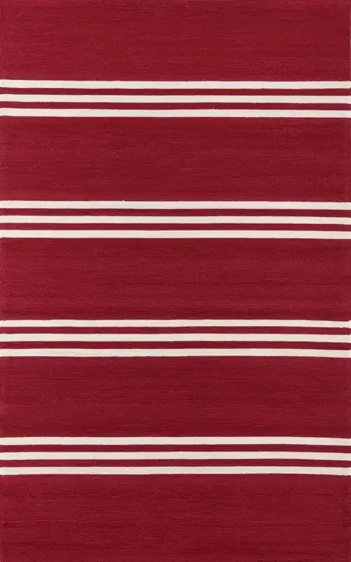 Momeni Veranda VR-16 Red Hand Hooked – 9‘ X 9‘ Round Area Rug
