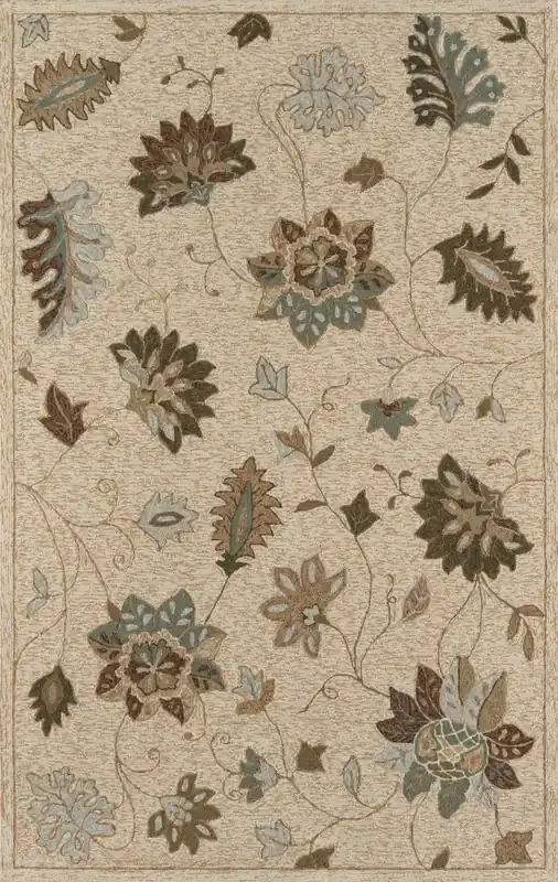 Momeni Veranda VR-23 Sand Hand Hooked Area Rugs