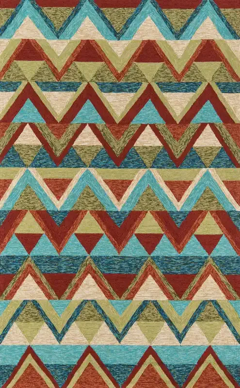 Momeni Veranda VR-32 Multi Hand Hooked Area Rugs