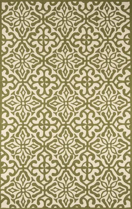 Momeni Veranda VR-59 Green Hand Hooked Area Rugs