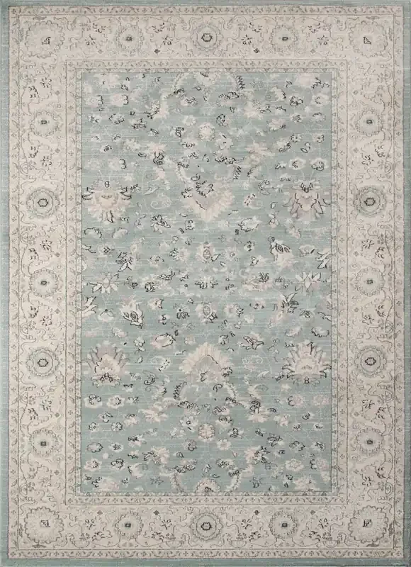 Momeni Ziegler ZE-03 Blue Machine Made Area Rugs