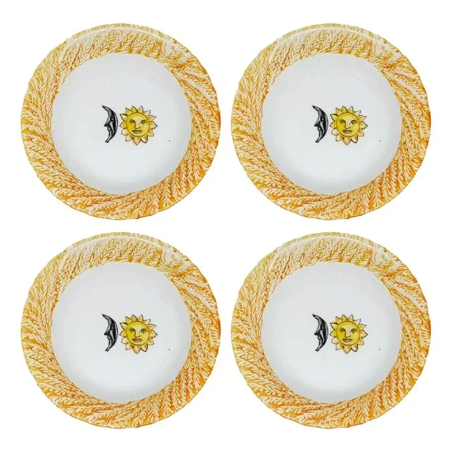 Moon and Sun Bowls from Lithian Ricci, Set of 4