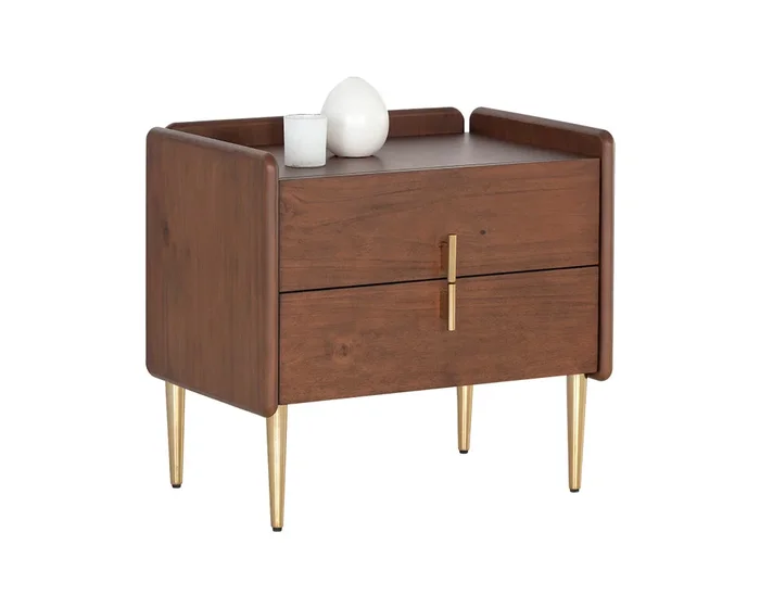 Moretti Nightstand – Walnut