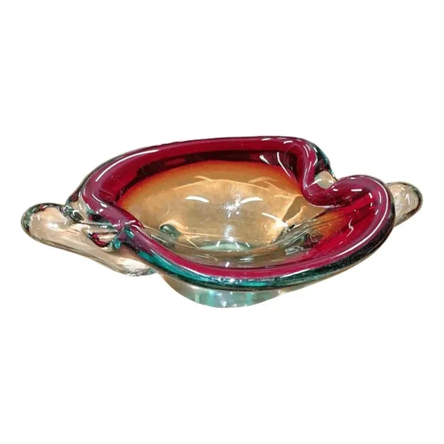 Murano Ashtray by Flavio Poli, 1950s