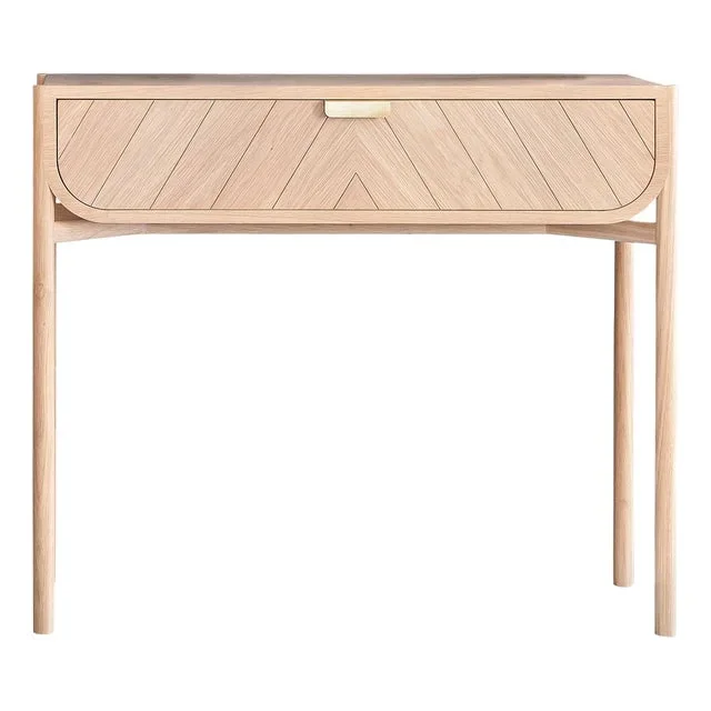Natural Oak Marius Console Table by Harto