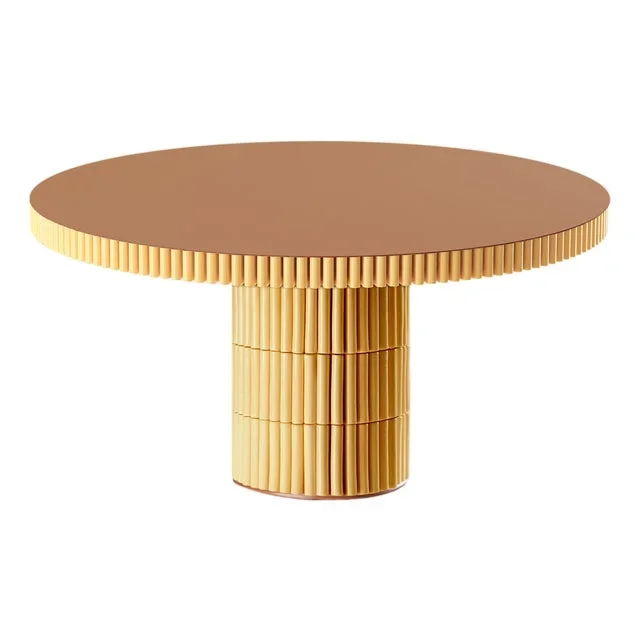 New! Dooq! Nouvelle Donne Dining Table in Brown by Dooq