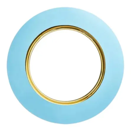 Nicolette Mayer Oro 24k Crystal Charger 13″ Plate, Sky Blue
