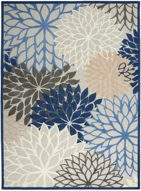 Nourison Aloha Alh05 Blue/multicolor Area Rugs