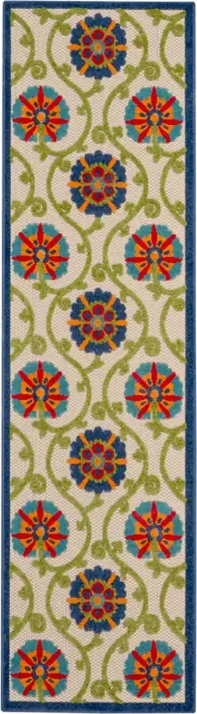 Nourison Aloha Alh19 Blue/multicolor Area Rugs