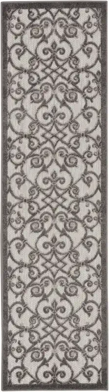 Nourison Aloha Alh21 Grey/charcoal Area Rugs