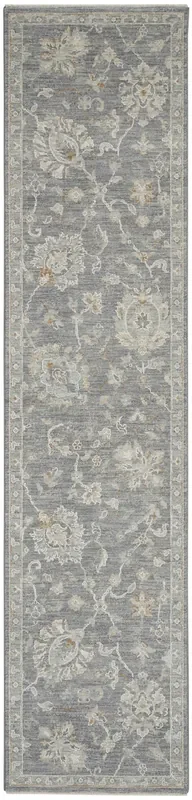 Nourison Asher Asr04 Charcoal Area Rugs