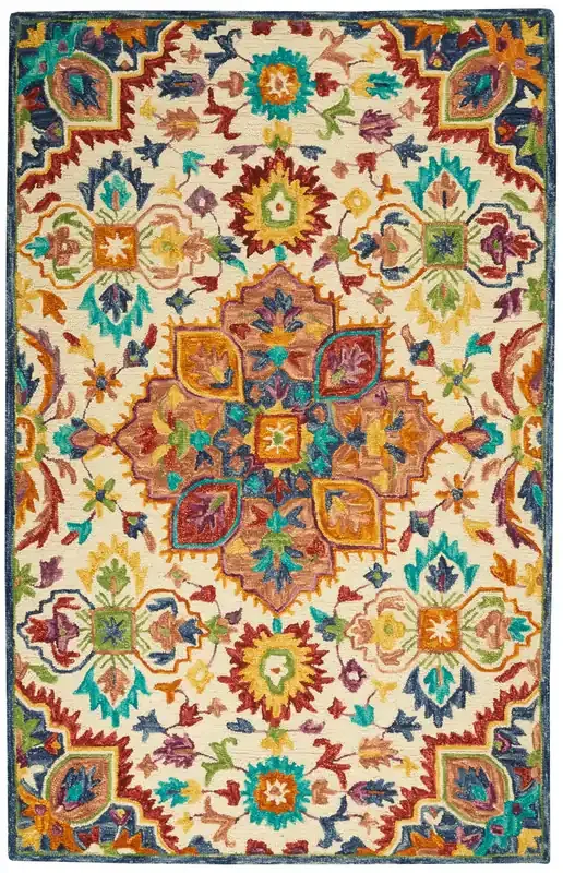 Nourison Bahari Bah01 Multicolor Area Rugs