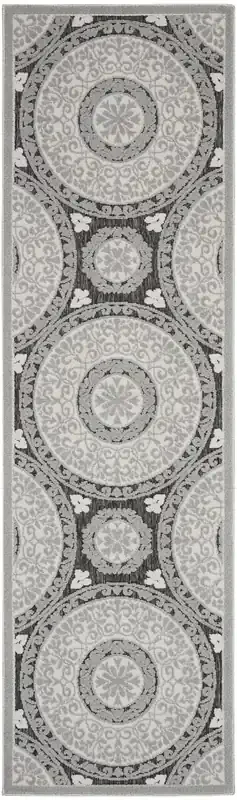 Nourison Calobra Cla03 Grey Area Rugs