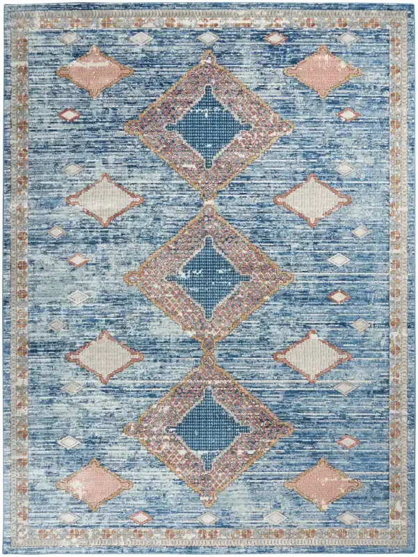 Nourison Concerto Cnc14 Blue Area Rugs