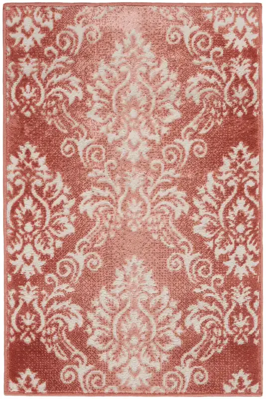 Nourison Elation Etn03 Brick Ivory Area Rugs
