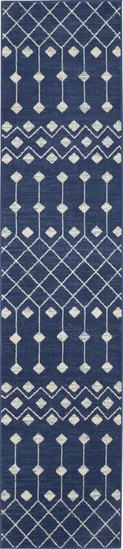 Nourison Grafix Grf37 Navy Area Rugs