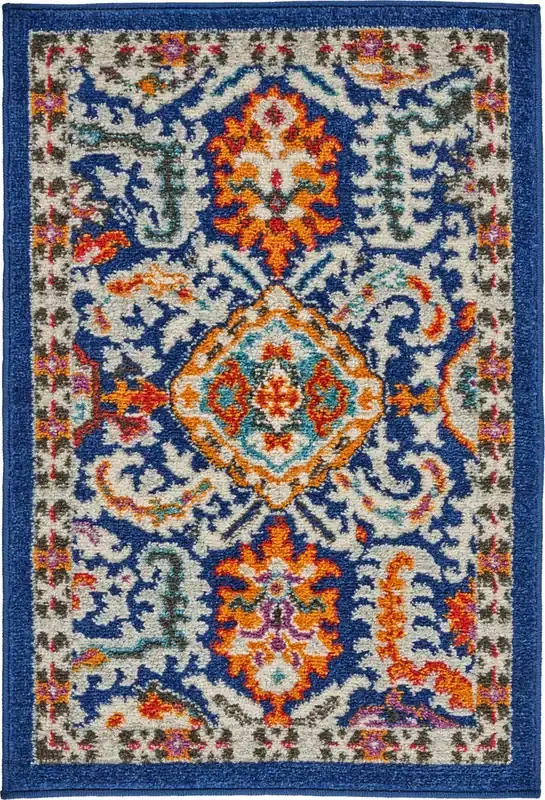 Nourison Passion Psn32 Blue/multicolor Area Rugs