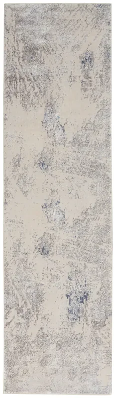 Nourison Sleek Textures Sle06 Ivory/grey Area Rugs