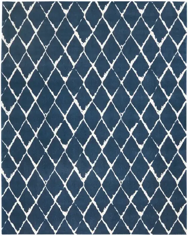 Nourison Twilight Twi15 Navy Area Rugs