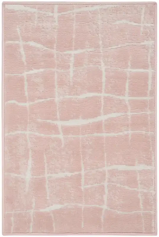 Nourison Whimsicle Whs09 Pink Ivory Area Rugs