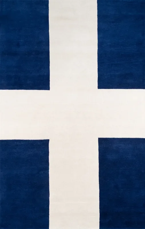 Novogratz Delmar DEL-7 Navy Hand Tufted Area Rugs