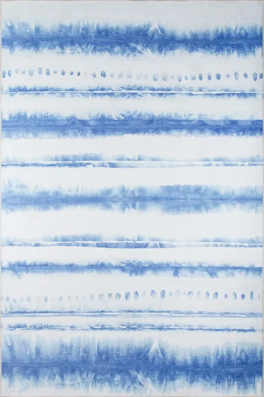 Novogratz District DIS-8 Blue Machine Made Area Rugs