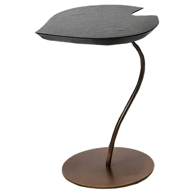 Oak & Iron Leaf Coffee Table by Patrizia Guiotto for VGnewtrend