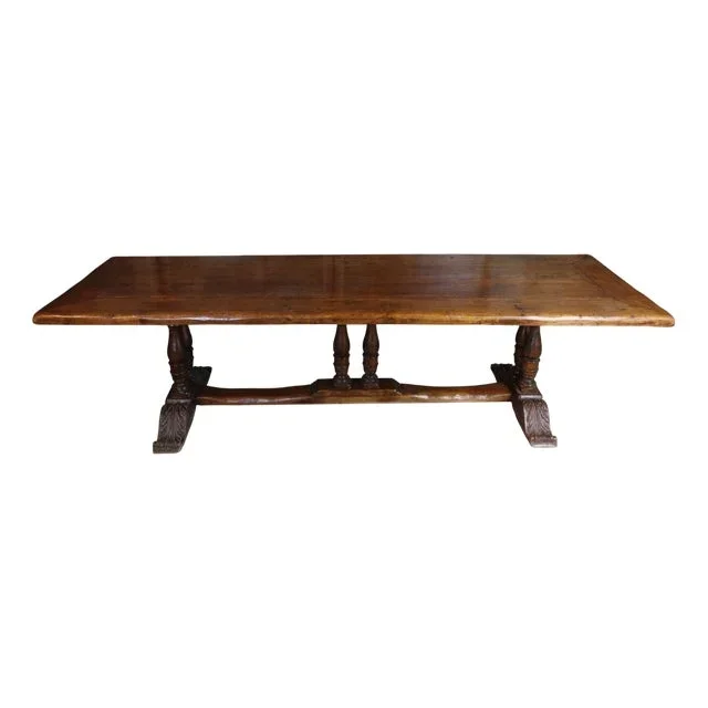 Oak Dining Table, 1940s
