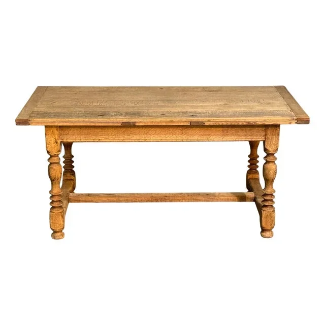 Oak Farmhouse Dining Table, 1920s