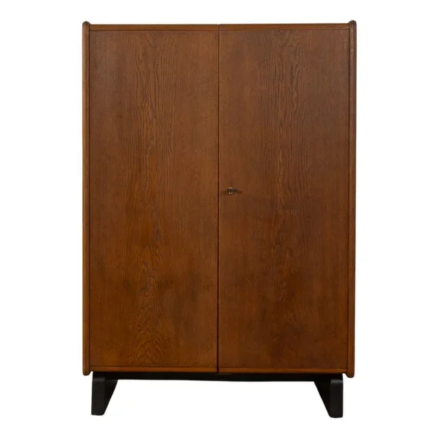 Oak Veneer Secretary, 1950s