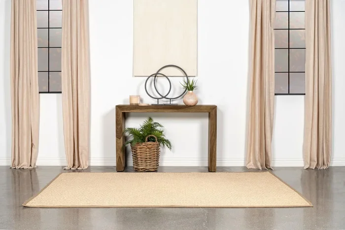Odilia Auburn Rectangular Solid Wood Sofa Table