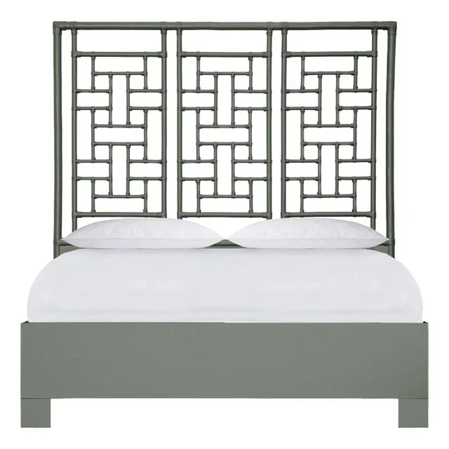 Ohana Platform Bed Queen, Evergreen