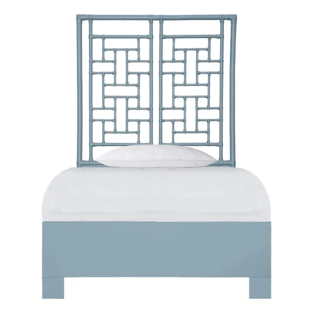 Ohana Standard Bed Twin Extra Long, Pool Blue