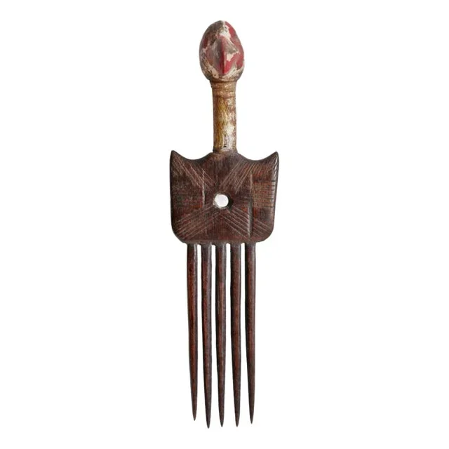 Old Antique Wooden Hair Comb
