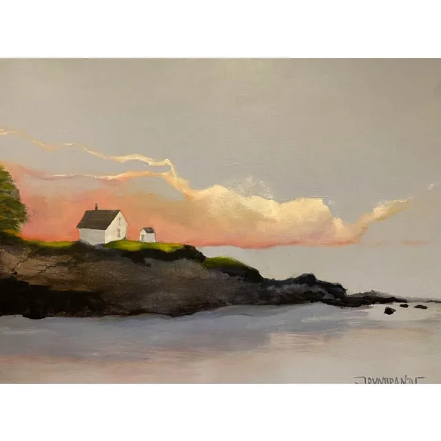 “On the Rocks: DownEast, Maine” Coastal Print on Cold Press Paper (Archival)