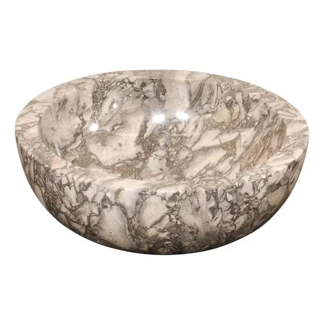 Onyx Sink, Polished, Grey & White Color