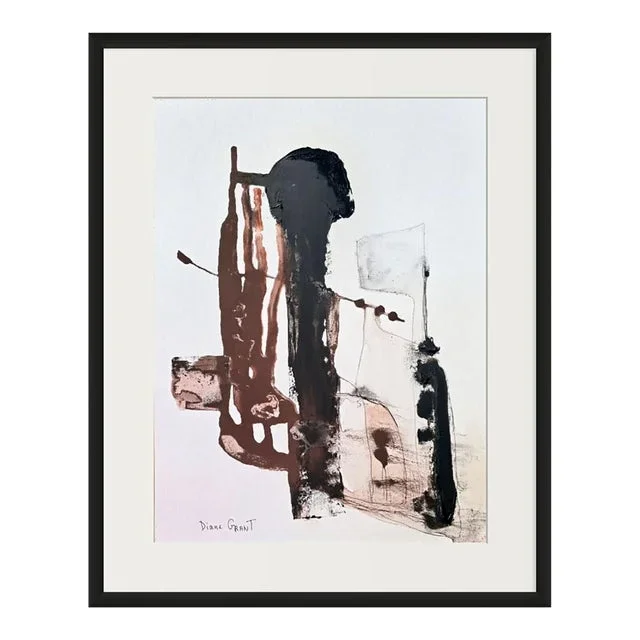Original Abstract Figurative Painting by Diane Grant / Robert Motherwell