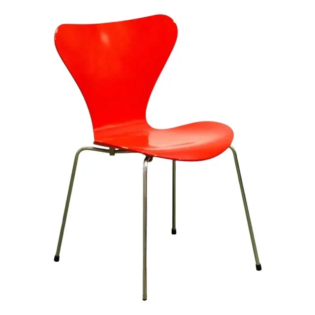 Original Arne Jacobsen for Fritz Hansen Red Butterfly Chair