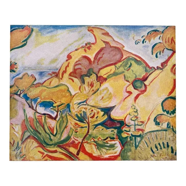 Othon Friesz Vintage 1948 Fauvism Limited Edition French Fine Art Lithograph Print ” La Ciotat ” 1907