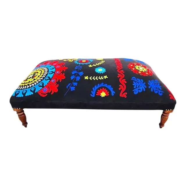 Ottoman Table Hand Embroidered