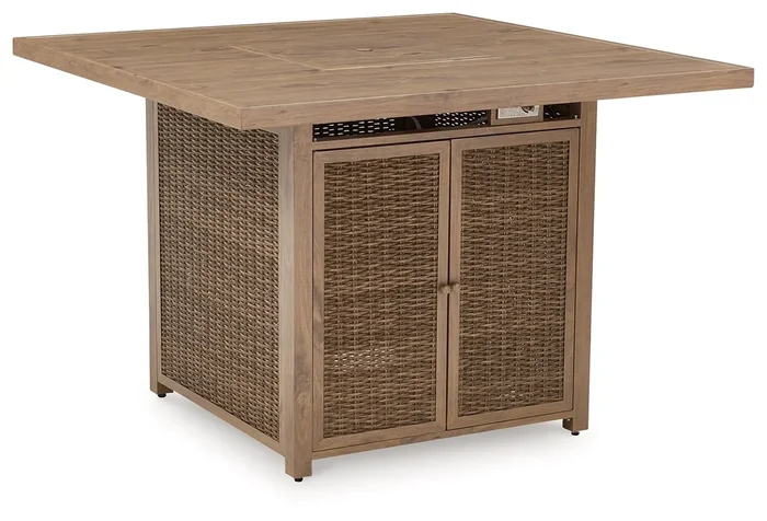 Outdoor Bar Table With Fire Pit