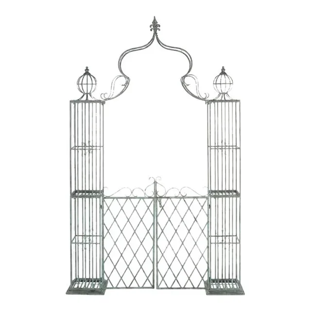 Outdoor Beatrix Arbor – Antique Green