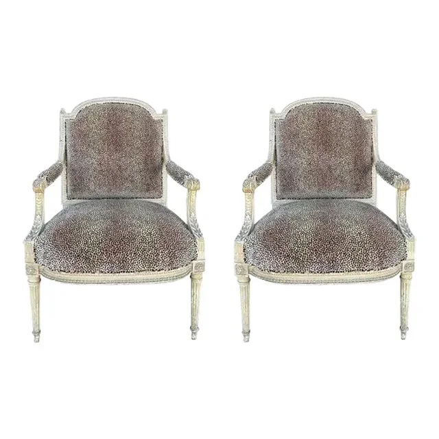 Pair of 19th Century French Louis XVI Style Chairs