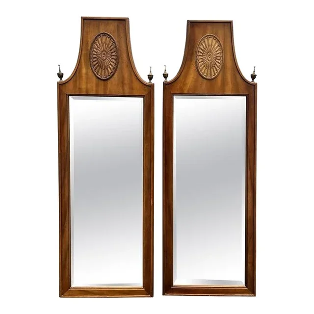 Pair of Mid Century Neoclassical Style Mirrors