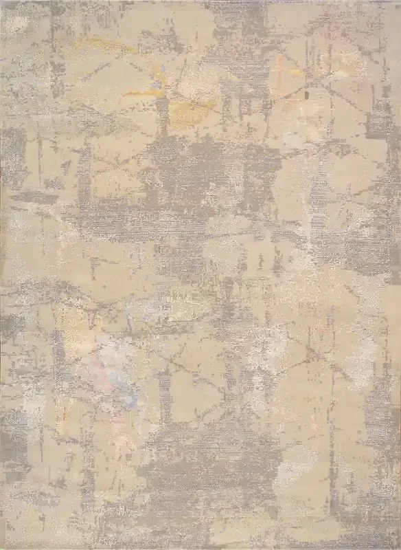 Pasargad Home PRJ-8D Modern Hand-knotted Beige Area Rug