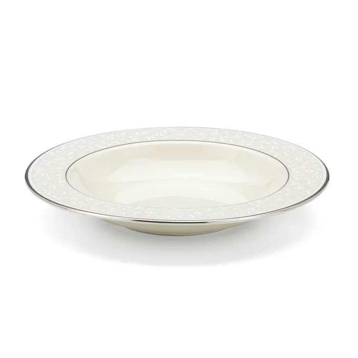 Pearl Innocence Pasta/Rim Soup 9″ Bowl