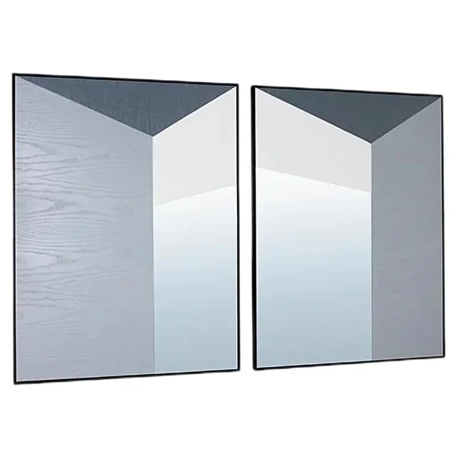 Perspective Mirrors by Marco Caliandro, Set of 2